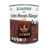 Jaeger Echt-Rost-Siegel 925, farblose Versiegelung 750