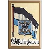 Kühlschrankmagnet - Wappen Wilhelmshaven - Gr. ca. 8 x 5,5 cm - 37552 - Magnet Küchenmag