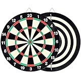 NC Gummi-Dartscheiben-Spiel, Rolling Bullseye Dartboard-Set, 6 Stahlspitzen-Dartpfeile, bestes Kinder-Spielzeug, Geschenk für drinnen und draußen, Spiele für Familie und F