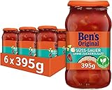 Ben's Original Sauce Süß-Sauer Ohne Zuckerzusatz, 6 Gläser (6 x 386 ml)