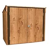 Tepro Mülltonnen-Box für zwei Tonnen, Metall Mülltonnen-Verkleidung Mülltonnenbox