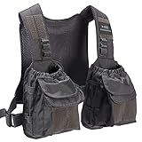 Bassdash D96 Fliegenfischerweste Tactical Chest Anglerweste Pack für Männer Frauen Verstellbare Größ