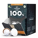 My Coffee Cup – MEGA BOX CAFFÈ CARAMEL – BIO-KAFFEE I 100 Kaffeekapseln für Nespresso®³-Kapselmaschinen I 100% industriell kompostierbare Kaffeekapseln – 0% Alu I Nachhaltige Kaffeekap