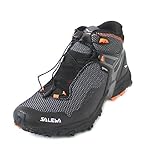 Salewa MS Ultra Flex Mid Gore-TEX Herren Traillaufschuhe, Schwarz (Black/Holland), 42.5 EU