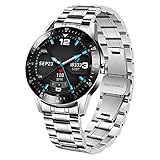 BEN NEVIS Smartwatch,Fitnessuhr mit Schrittzähler Blutdruckmessung Fitness Tracker Wasserdicht Armbanduhr Sportuhr Smart Watch mit Herzfrequenzmessung Schlafmonitor für Herren iOS
