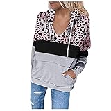 XTBFOOJ top Damen elegant Hug Hoodie regentrenchcoat Damen wasserdicht Sweatjacke Damen XXL Vintage-Pullover für Damen Damen Hemd lang elegant blusen schwarz Sweatshirt Jacke Damen O
