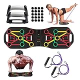 Honmax Push Up Rack Board - Liegestützgriffe Trainingsgeräte für Zuhause, Fitness Geräte für Kraftraining, Brust, Handgelenk, Fitness Parallettes, Liegestütze Brett, Home Training Sportg