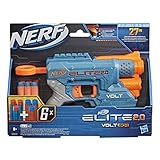NERF Hasbro E9952EU4 Elite 2.0 Volt SD-1 Blaster – 6 Darts, Ziel-Lichtstrahl, 2-Dart Aufbewahrung, 2 Tactical Rail Steck