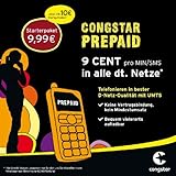 Congstar Prepaid Karte inkl. 10 Euro Startguthab