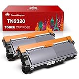 Toner Kingdom Kompatibel Tonerkartusche als Ersatz für Brother TN2320 für MFC-L2700DW MFC-L2700DN MFC-L2740DW MFC-L2720DW DCP-L2500D DCP-L2520DW HL-L2340DW HL-L2300D HL-L2360DN (Schwarz, 2 Pack)