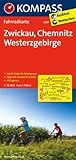 KOMPASS Fahrradkarte Zwickau - Chemnitz - Westerzgebirge: Fahrradkarte. GPS-genau. 1:70000 (KOMPASS-Fahrradkarten Deutschland, Band 3087)