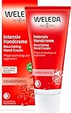 WELEDA Bio Granatapfel Intensiv Handcreme, Naturkosmetik Regenerationshandcreme gegen Pigmentflecken und zur gesunden Regeneration trockener Hände, Handcreme zur Straffung der Haut (1 x 50 ml)