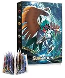 Sammelalbum Kompatibel mit Pokemon, Kartenalbum Kartenhalter Album Ordner Buch Kompatibel mit Pokemon GX EX Karten, 24 Seiten - 9 Taschen pro Seite - Halten Sie 432 Karten (Decidueye)