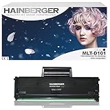 Hainberger Toner, schwarz 1500 Seiten bei 5% Deckung, kompatibel für Samsung MLT-D101S/ELS für Samsung ML2160, ML2165, ML2165W, ML2168, SCX3405W, SCX3405FW, SCX3405F, SCX3405, SCX3400F, SCX300, SF760