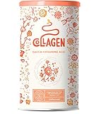 Collagen mit Elastin und Hyaluronsäure - Kollagen Hydrolysat Peptide Type I, II und III - Ohne Zusatzstoffe - Geschmacksneutral - 450 Gramm p