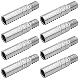 DXLing 8 Stück Ventil Verlängerung Adapter Messing Ventilverlängerung Ventilkappen Verlängerung Autoventil Verlängerung MEX39 für Autos Motorräder Fahrrad R