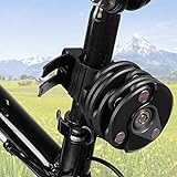DAUERHAFT Bike Lock Fahrradkettenschlösser High Strength Portable, für Mountainbike, E-Bik