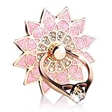 We Love Case Ring Handy Aufkleber Blumen Handy Halter 360 Grad Ring Finger Halterung Handy Stent für alle Smartphones & Tab