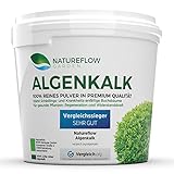 TESTSIEGER Algenkalk Pulver für Buchsbaum – Widerstandskraft und Regeneration für anfällige Buchsbäume (z.B. Buchsbaumzünsler) - Premium-Qualität aus Island von Natureflow Garden (2,5 kg)