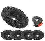 Reinigungsscheibe 10 Stück Reinigungsscheibe Grobreinigungsscheibe,Grobreinigungsscheibe Nylongewebescheibe Lackentfernung Rost für Winkelschleifer Clean Strip Disc Nylongewebescheib