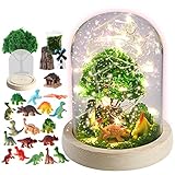Dinosaurier Spielzeug Geschenke für 4-12 Jahre alte Jungen Mädchen, Machen Sie Ihr eigenes Dinosaurier Nachtlicht - Dinosaurier Bastelset für Kinder, Kunst und Handwerk Nachtlichtprojek