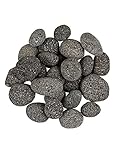 Pflanzwerk® Pflanzkübel Dekosteine Zierkies Magma Lava Rocks Anthrazit 5KG *Frostbeständig* *UV-Schutz* *Qualitätsware*