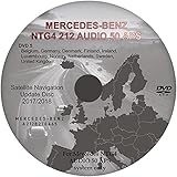 Kartenupdate für Mercedes Benz NTG4 212 v13 Audio 50 APS - Satelliten-Navigations-DVD UK & Europa 2017/18