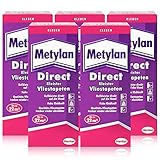 Henkel Metylan Direct Tapetenkleister für Vlies-Tapeten 200g (5er Pack)