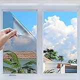 Fensterfolie Sichtschutzfolie Selbstklebend Spiegelfolie Sichtschutz Reflektierende Fensterfolie Wärmeisolierung Sonnenschutzfolie UV-Schutz F