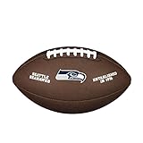 Wilson Unisex-Adult NFL LICENSED BALL SE American Football, BROWN, U