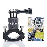 Lammcou Action Kamera Fahrrad Halterung für Go Pro, Metall Fahrradhalter Lenker für Hero 10 9 8 7 Max Osmoaction Yi Sports Camera Zubehö