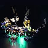 XIAN LED Beleuchtungsset für Fluch der Karibik Stille Maria - Kompatibel mit Lego 71042 Bausteine Modell- Enthält nicht das Lego S