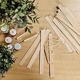 Holzstäbchen zum Basteln - Holzstäbe (größer als Eisstiele) aus Holz - Holzspatel aus unbehandeltem FSC-Birkenholz für DIY, Handwerk, Dekoration, Malen, Modellb