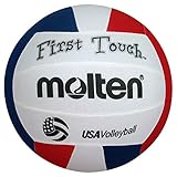 Molten First Touch Volleyball, Rot/Weiß/Blau, 10 & Unter/8