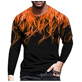 CCSMILE Arbeitshemden Herren Langarm Sixpack T-Shirt Herren Tshirt Hemd Herren Weiss Italien Tshirt Sweatshirts T-Shirt Herren Langarm Groot Tshirt T-Shirt Herren Weiß