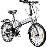 ZÜNDAPP Z101 20 Zoll E Bike Faltrad Damen Herren Elektrofahrrad klappbar Fahrrad Elektro Klapprad Ebike Pedelec E-Bike Erwachsene Klapp