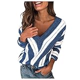 HHOP Damenpullover Langarm Winter Sale Damen Oberteile lang Longshirt Damen Baumwolle Streetwear Tshirt sommerpulli Damen Oberteil Damen Langarm Frauen Tshirt Herbst Damen Kleidung