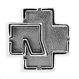 Rammstein Anstecker Pin Logo metallic, Offizielles Band Merchandise F