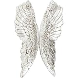Kare Design Wandschmuck Angel Wings, Accessoires, Engelsflügel, Flügek Deko, silber, (H/B/T) 5x61x106