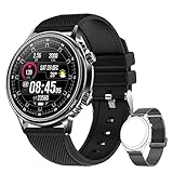 MISIRUN Smartwatch,Fitness Tracker 1,32 Zoll Sportuhr Mit Pulsuhr, Schrittzähler, Schlafmonitor,IP67 Wasserdicht für Damen Herren Smart Watch für iOS