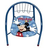 familie24 Kindersessel gepolstert Auswahl Klappsessel Sessel Stuhl Hocker Sofa Kindersessel Kinderstuhl metallsessel Peppa Pig Paw Patrol Micky Minnie Maus (Micky Maus)