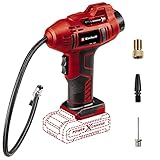 Einhell Akku-Autokompressor CE-CC 18 Li-Solo Power X-Change (Li-Ion, 18 V, max. 11 bar, 60 cm Druckluftschlauch, automat. Abschaltfunktion, Lieferung ohne Akku & ohne Ladegerät)