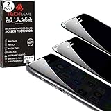 TECHGEAR [2 Stück Antispy Privatsphäre Panzerglas Kompatibel mit iPhone SE 2020 (4.7 Zoll) iPhone 8, iPhone 7, iPhone 6s, 6 - Full Coverage Privacy 3D-Touch Privatsphäre mit Vollständige Abdeckung