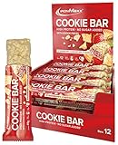 IronMaxx Cookie Protein Bar Strawberry Cheesecake, Proteinriegel mit Cookie Stückchen, 12x 45g (12er Pack)