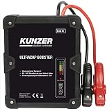 KUNZER CSC 12 Wartungsfreie Starthilfe 12V mit Ultrakondensatortechnik – Batterielos betriebenes Batterie-Startg