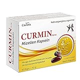 Curmin forte, Bio Kurkuma-Extrakt, Ingwer-Extrakt, Vitamin C und D, Mizellen-Kapseln für 185 mal bessere Bioverfügbarkeit, gut magenverträglich, Kapseln 83g