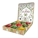 Pukka Aktiv Selection Geschenk Box, Kollektion ausgewählter Bio-Kräutertees (1 Box, 45 Bio-Teebeutel) 77 g, 45 Stück