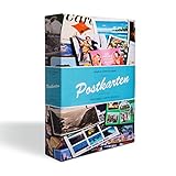 Leuchtturm 342620 Sammel-Album -Postkarten-Album für 200 Postkarten - 50 festeingebundene Hü