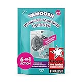 Vamoosh 6-in-1 Waschmaschinenreiniger, löst Haare, beseitigt schlechte Gerüche, entfernt Kalk, Tiefenreinigung, hinterlässt frischen Duft, antibakteriell, entkalkt, 1 Beutel, 1 W