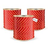 100m POLYPROPYLENSEIL 12mm ROT Polypropylen Seil Tauwerk PP Flechtleine Textilseil Reepschnur Leine Schnur Festmacher Rope Kunststoffseil Polyseil g